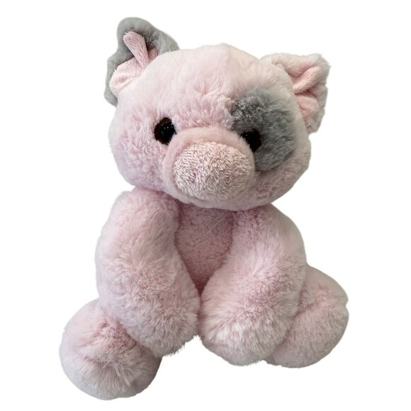Aurora World Parsley Piglet Flopsie Plush Pig Toy 12" Soft Stuffed Pink Gray - Picture 1 of 9